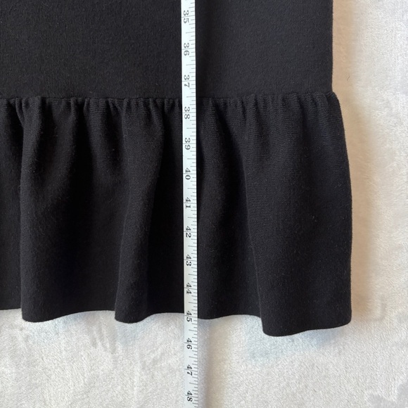 Rachel Parcell womens black v neck long sleeve Knit Sweater Dress size large - Picture 7 of 10